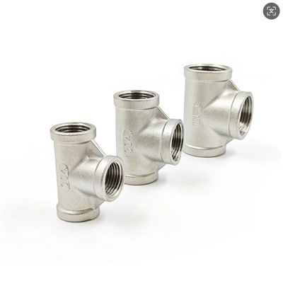 T-kopling i rustfritt stål